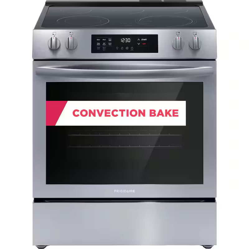 5-Element Slide-In Electric Range with Convection in Stainless Steel I15356