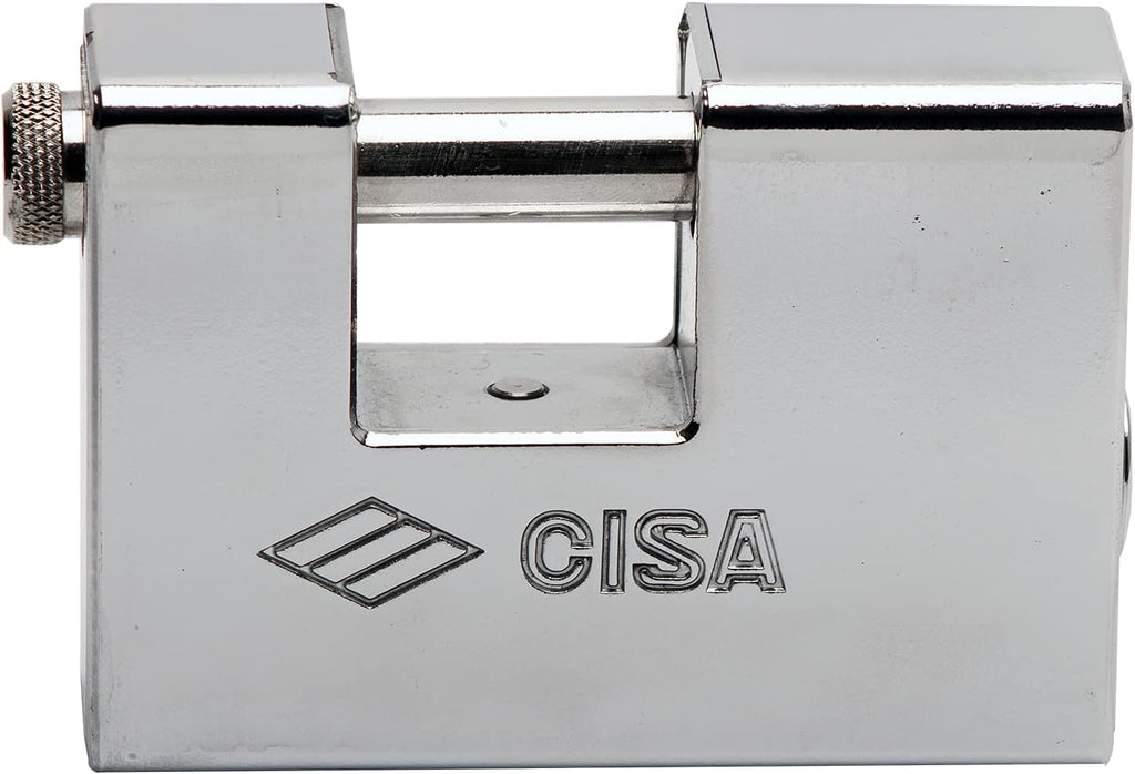 4'' Rectangular Heavy Duty Armored Padlock with 2 Keys, Pack of 2 G41939