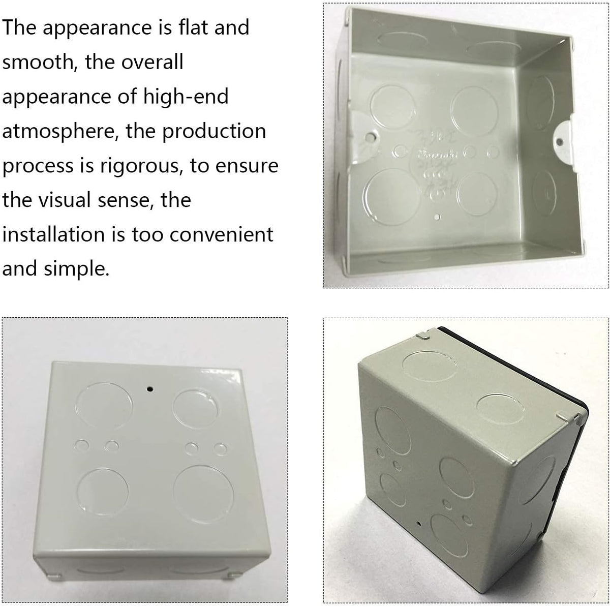 4 Inch Square Electrical Metal Switch Box D60964