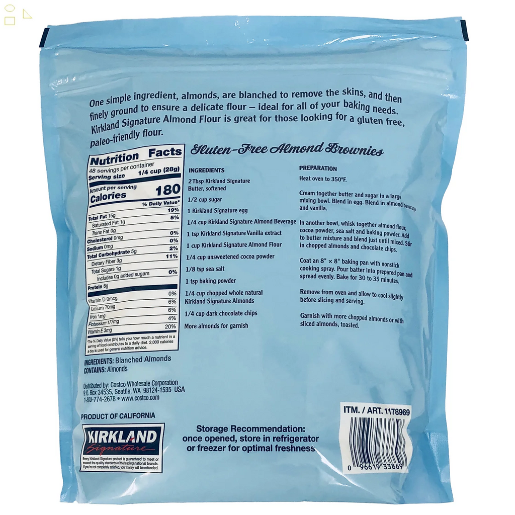 2 Packs Superfine Kosher Blanched Almond Flour, 3 Lbs I462460