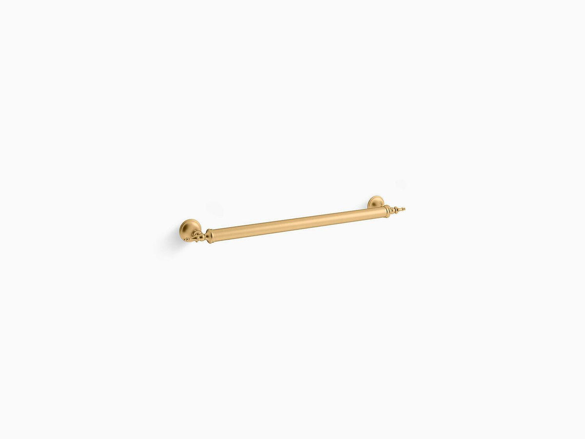 Brushed Modern Brass Grab Bar H4691