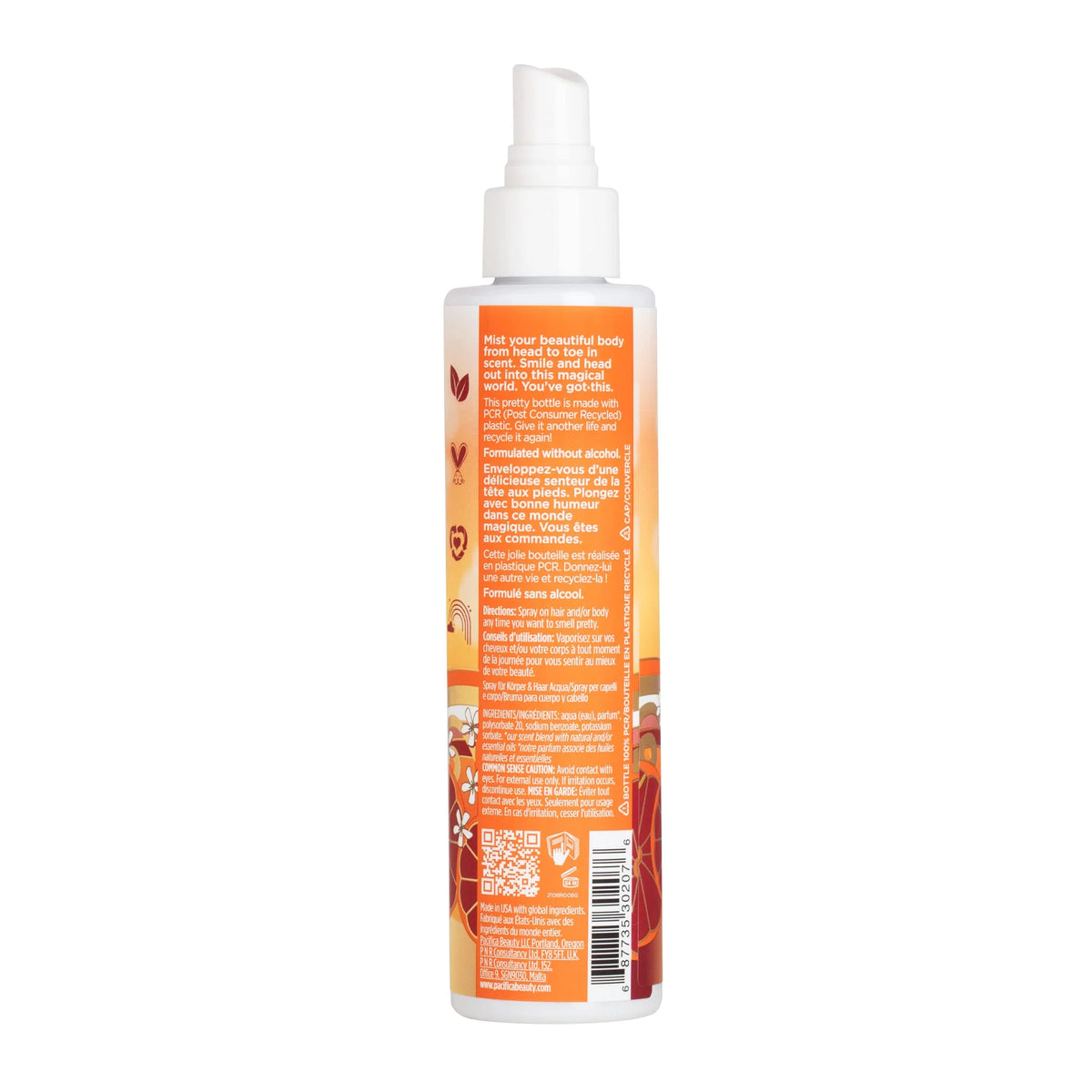 Perfumed Hair & Body Mist - Tuscan Blood Orange - 6 Fl Oz D393