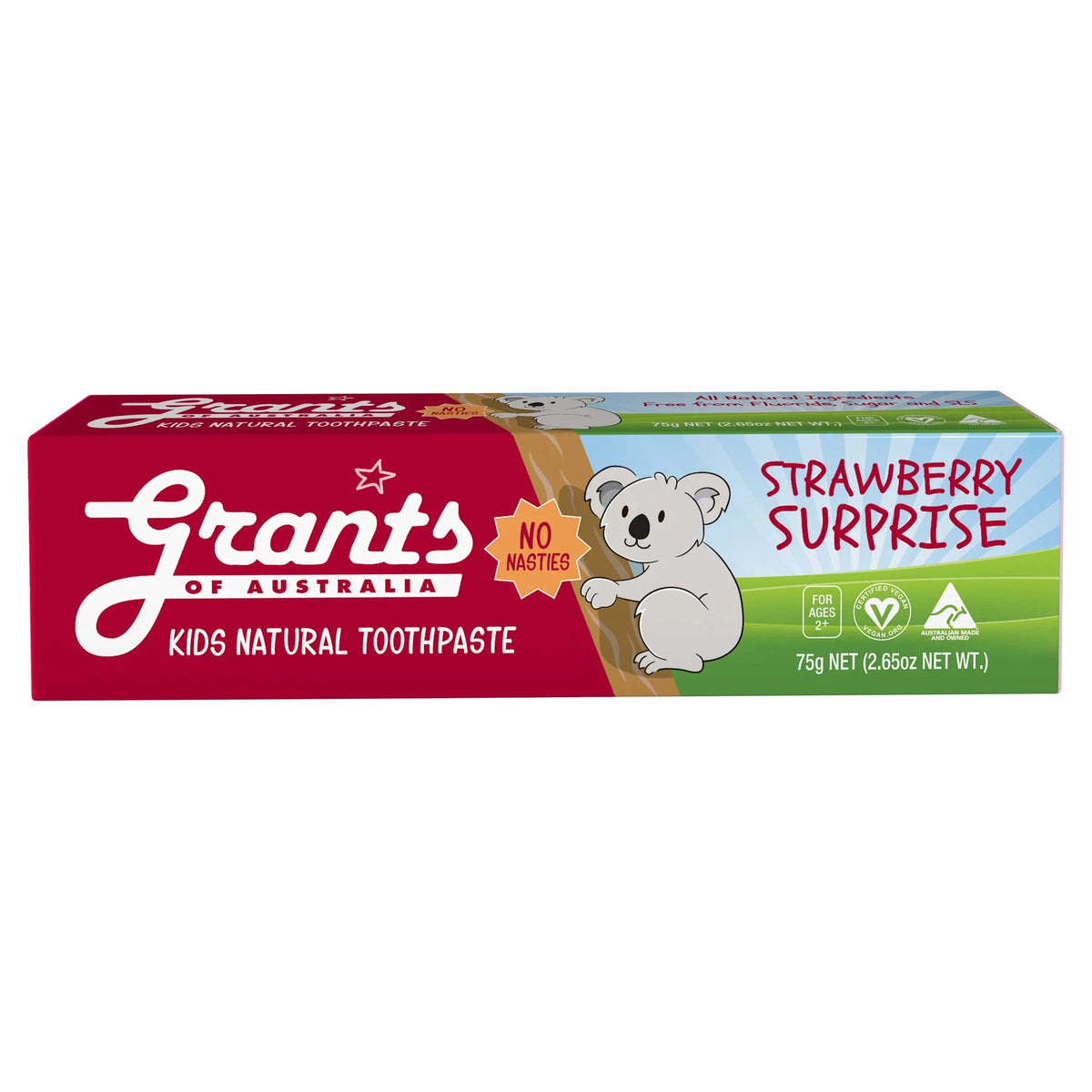Kids Toothpaste Strawberry 75g K2306
