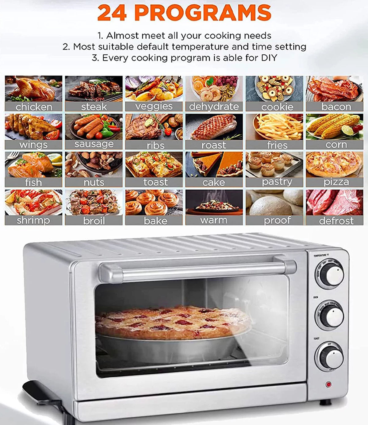 1800w Convection Toaster Oven G844