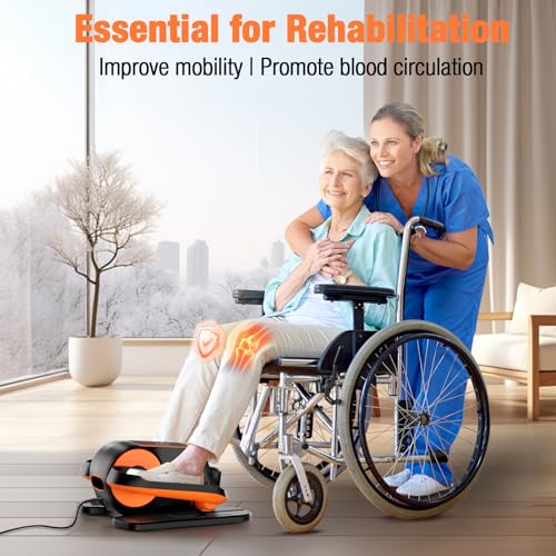 Ellipse Leg Exerciser with Remote, 15 Adjustable Speed, Quiet Elliptical Machine Z973