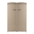 Cream Refrigerator Freezer Set S2500