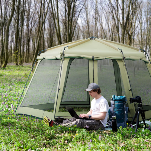 10 Person Large Family Camping Tent with 6 Windows S7221