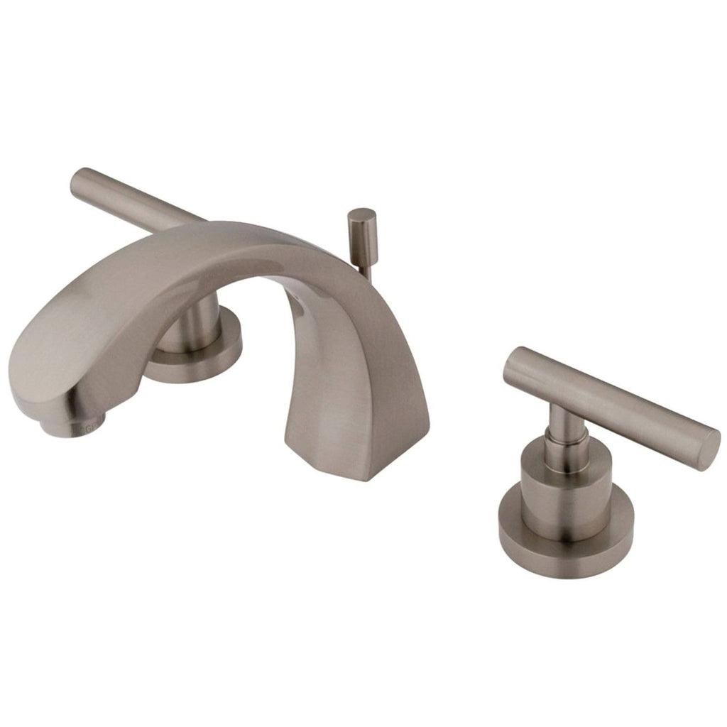 8-Inch Widespread Solid Brass Bathroom Faucet Polished Brass L557746