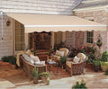 8' x 10' Manual Retractable Patio Awning C5188