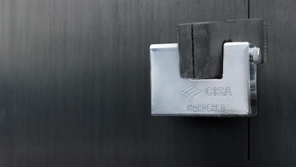4'' Rectangular Heavy Duty Armored Padlock with 2 Keys, Pack of 2 G41939