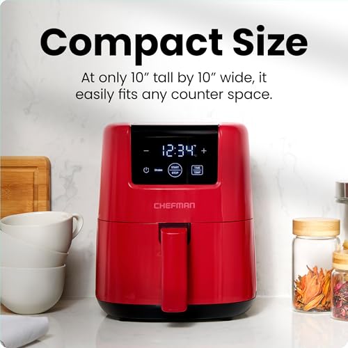 2 Qt Compact Air Fryer with Nonstick Basket A3402