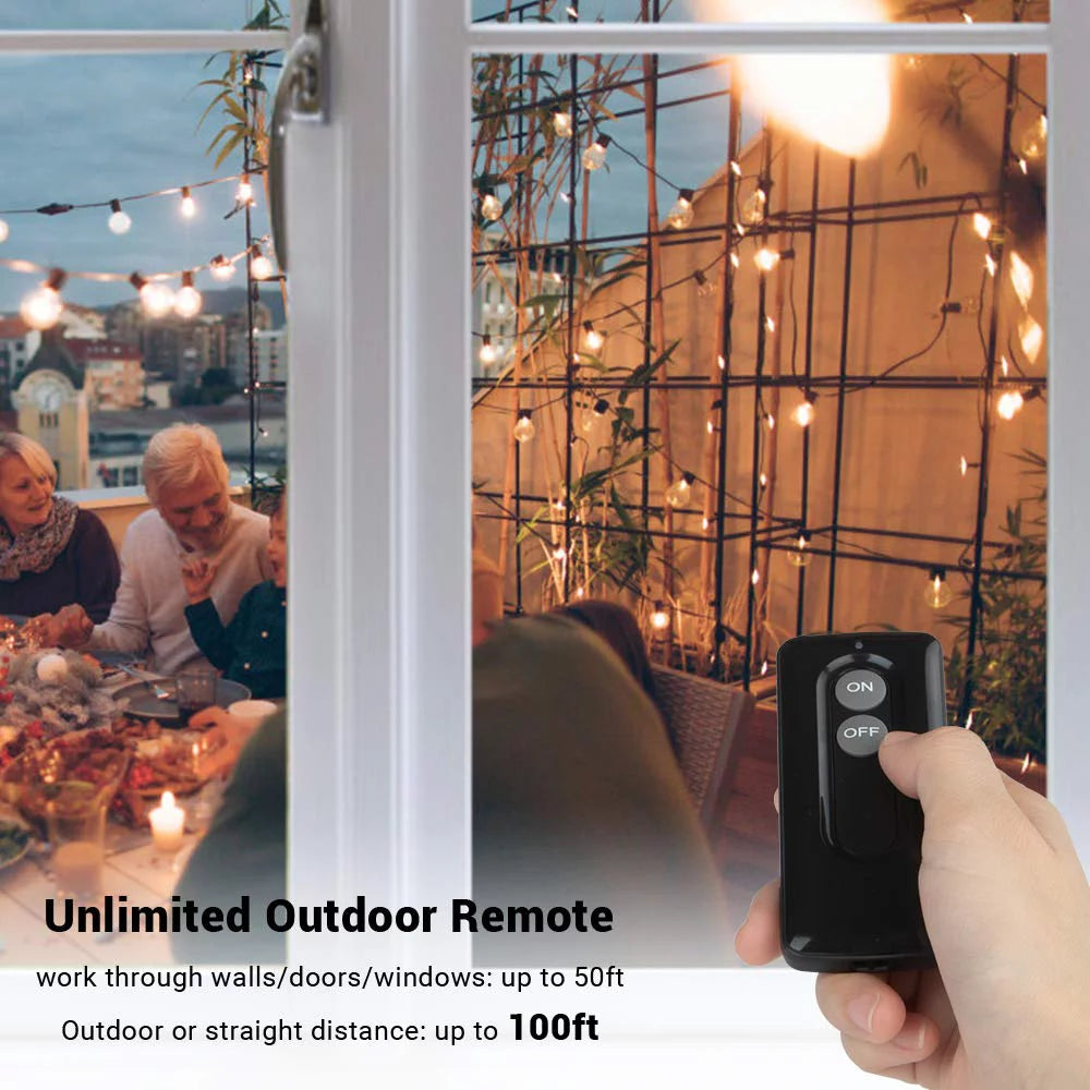 Remote Control Outlet, Expandable Wireless Plug in Light Switch, 100 FT Range Q65223