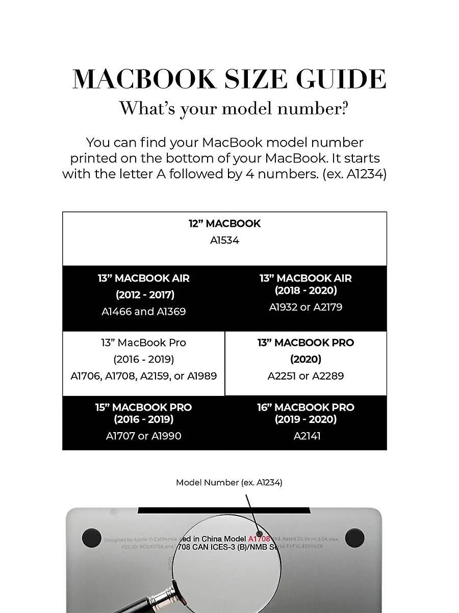 Faux Crocodile MacBook Case E684