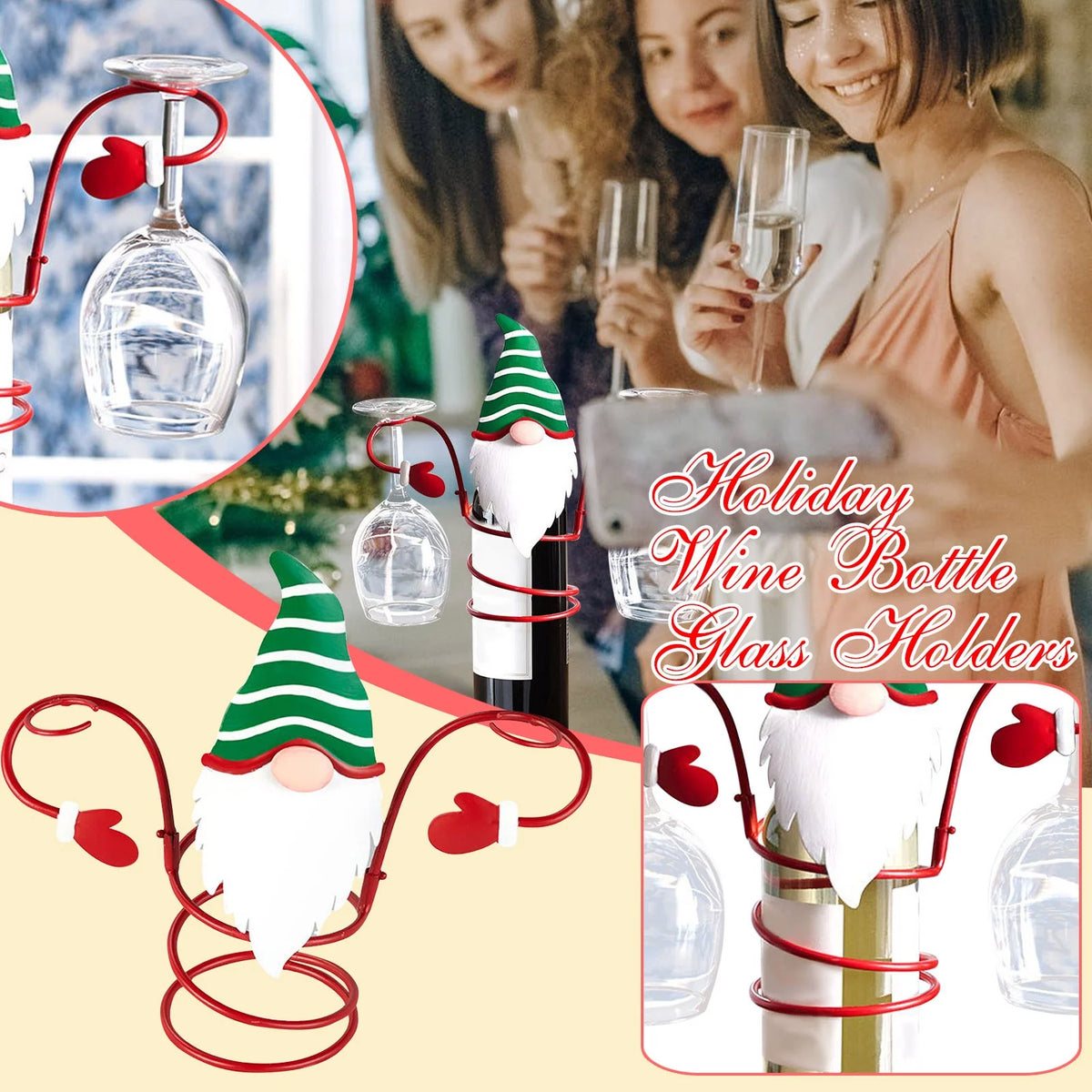 Wine Bottle & Glass Holders E4645