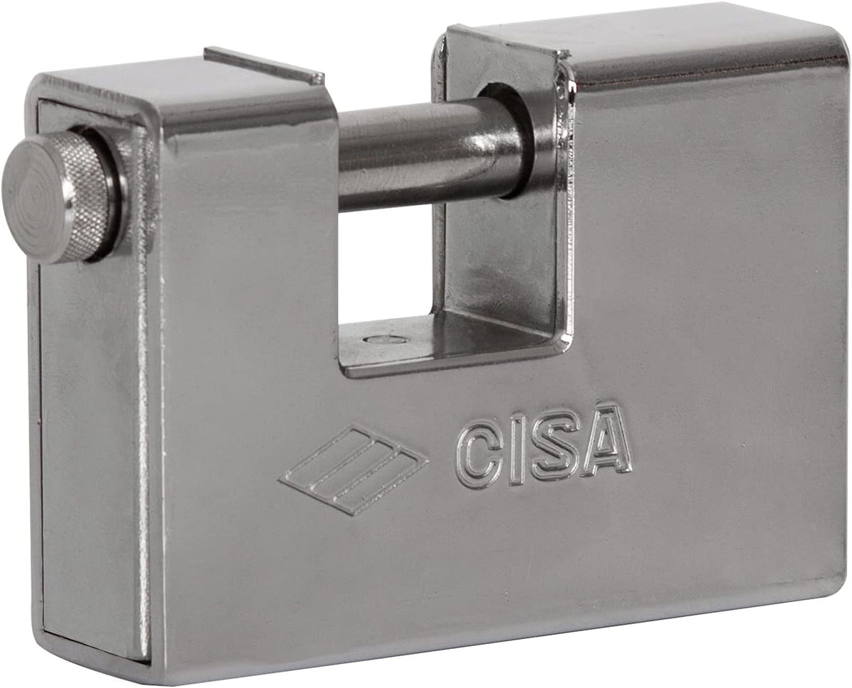 4'' Rectangular Heavy Duty Armored Padlock with 2 Keys, Pack of 2 G41939