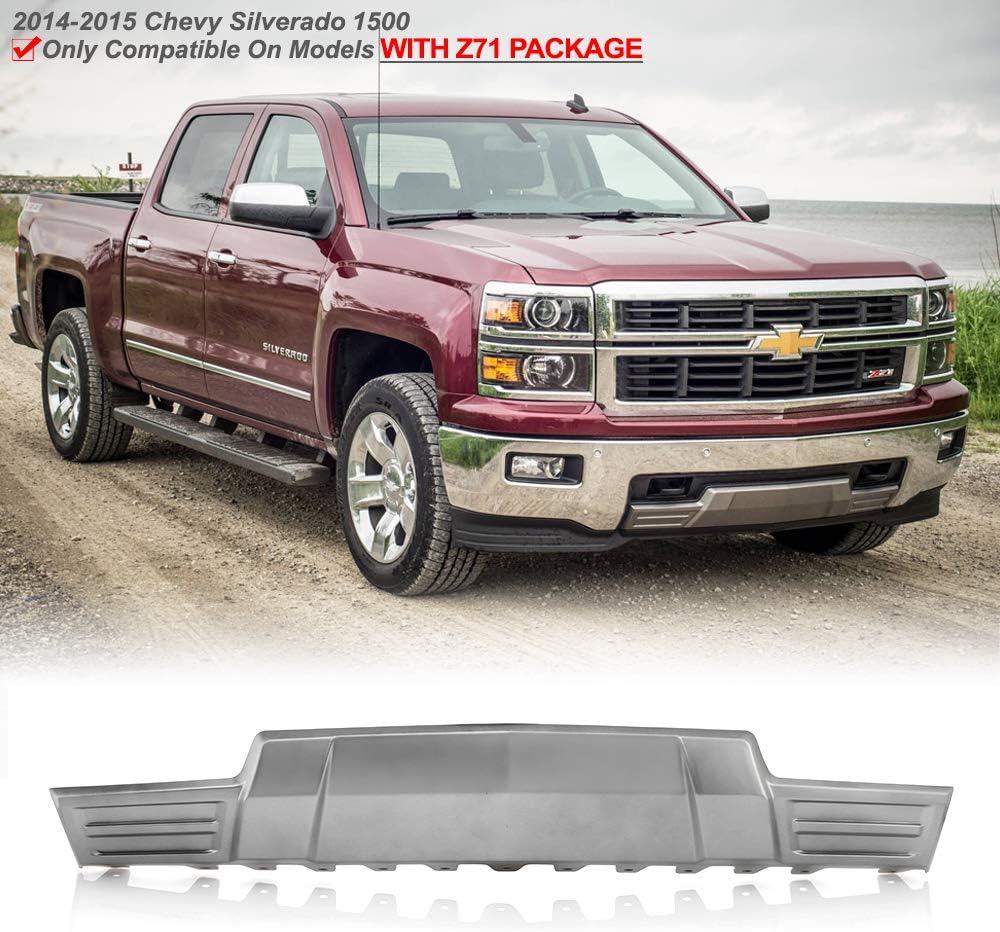 Front Bumper Skid Plate Painted Silver Gray G65663