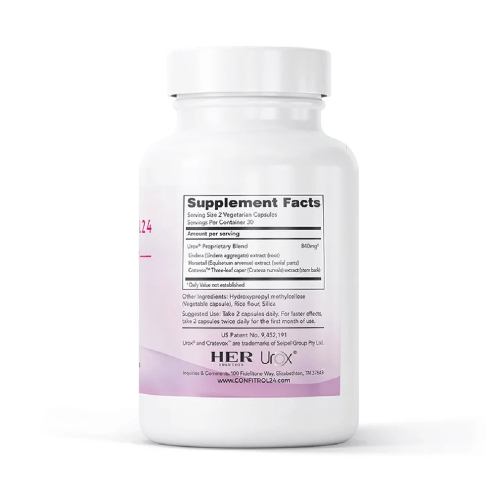 Bladder Control Dietary Supplement (60 Capsules) S258