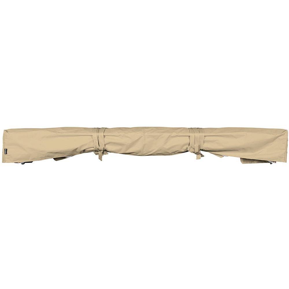Beige Heavy Duty Weather Proof Polyester Protective Cover for 16& Wide Retractable Awnings Y861