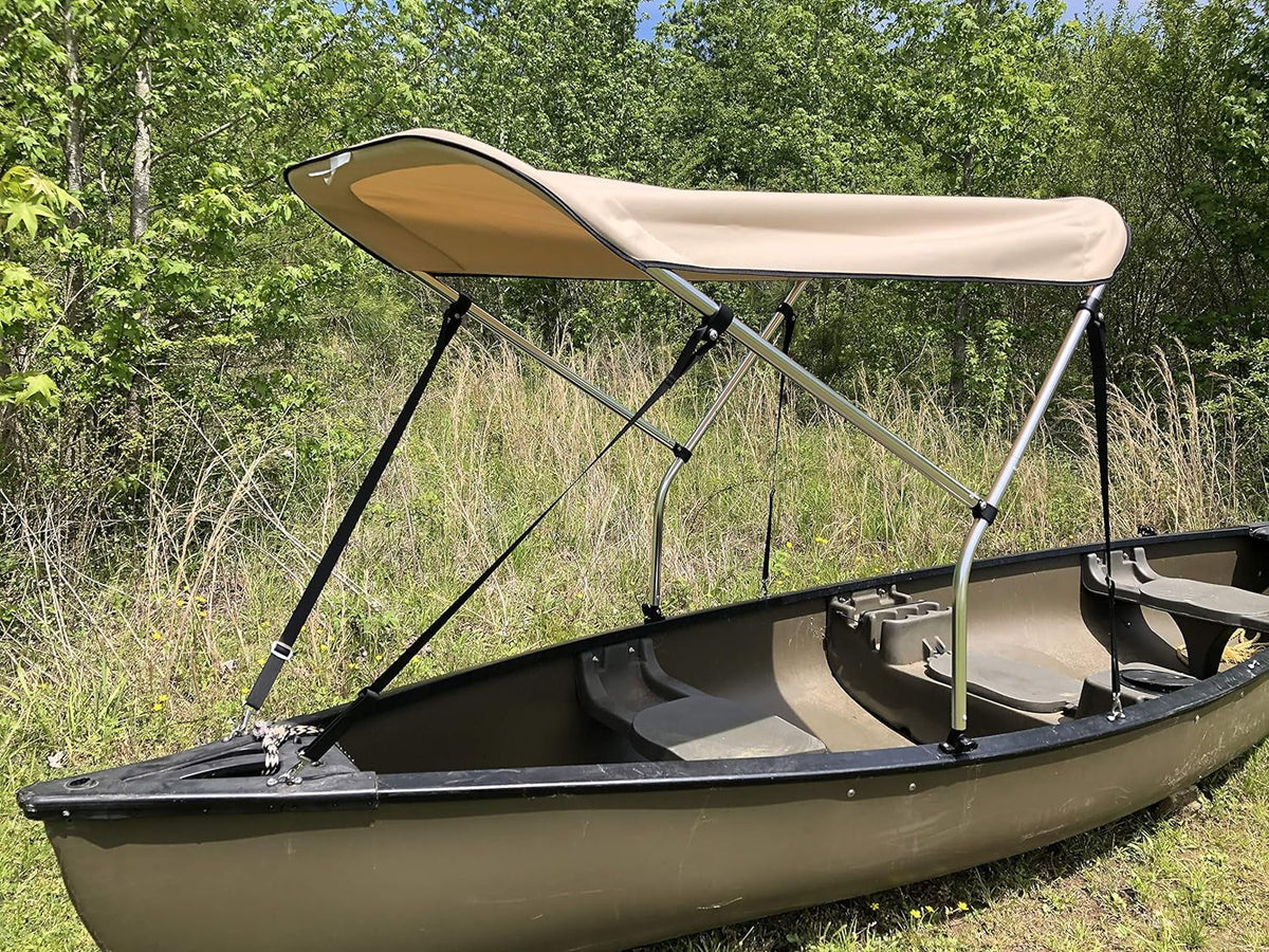 Beige 2' By 6' Canoe/Kayak Sun Shade/Canopy K598325