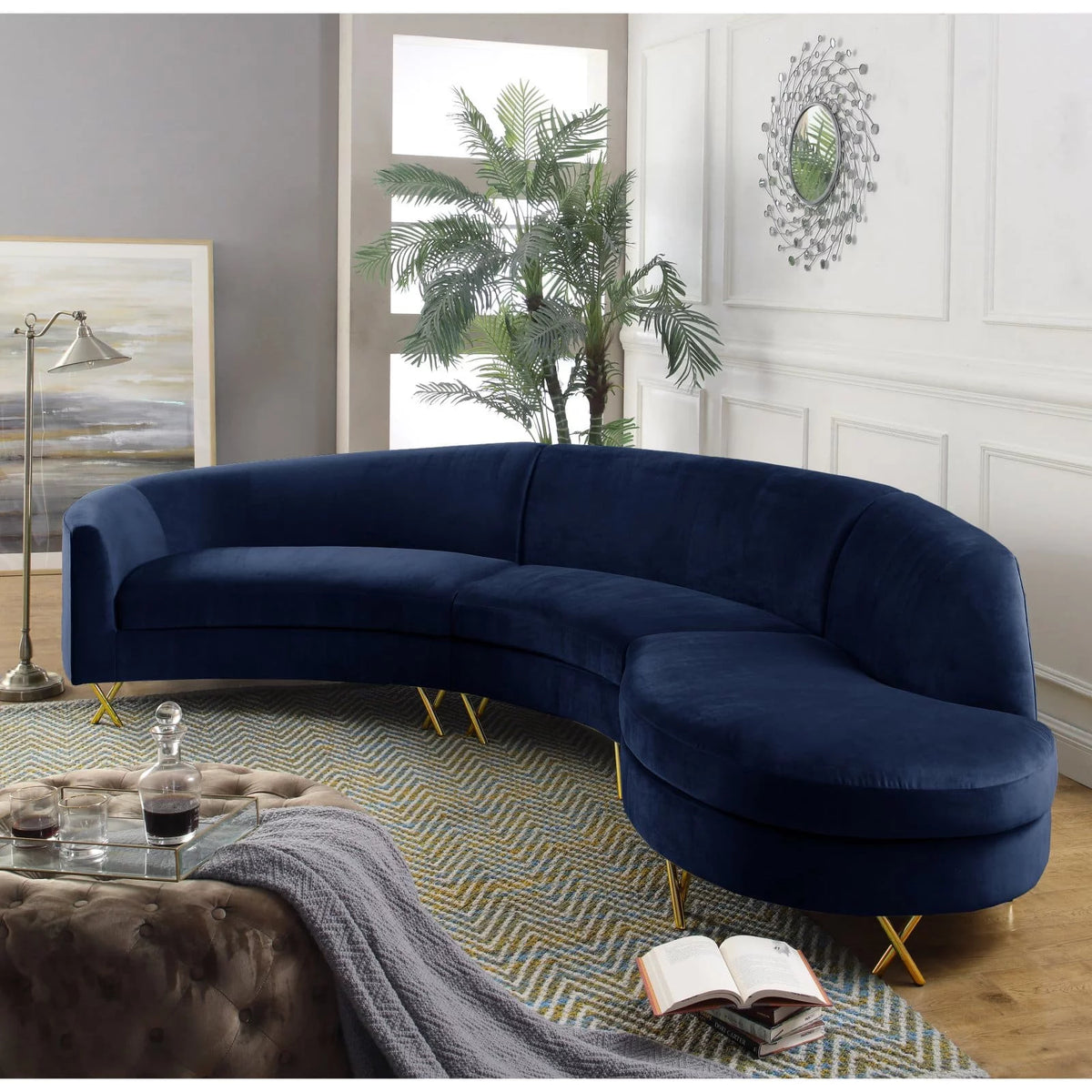 Upholstered Sectional Sofa O2892