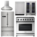 36 In Gas Range, Range Hood, Refrigerator, Dishwasher, Wine Cooler P117535