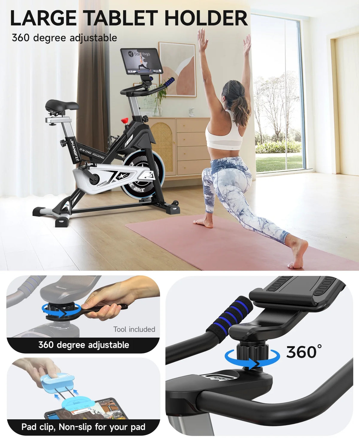 Magnetic Exercise Bike 40lbs Flywheel U558008