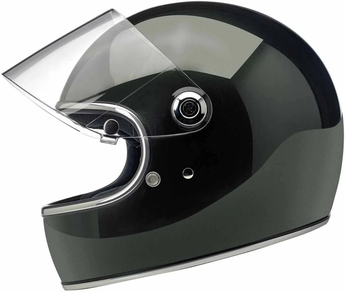 Flat Black Motorcycle Helmet B297259