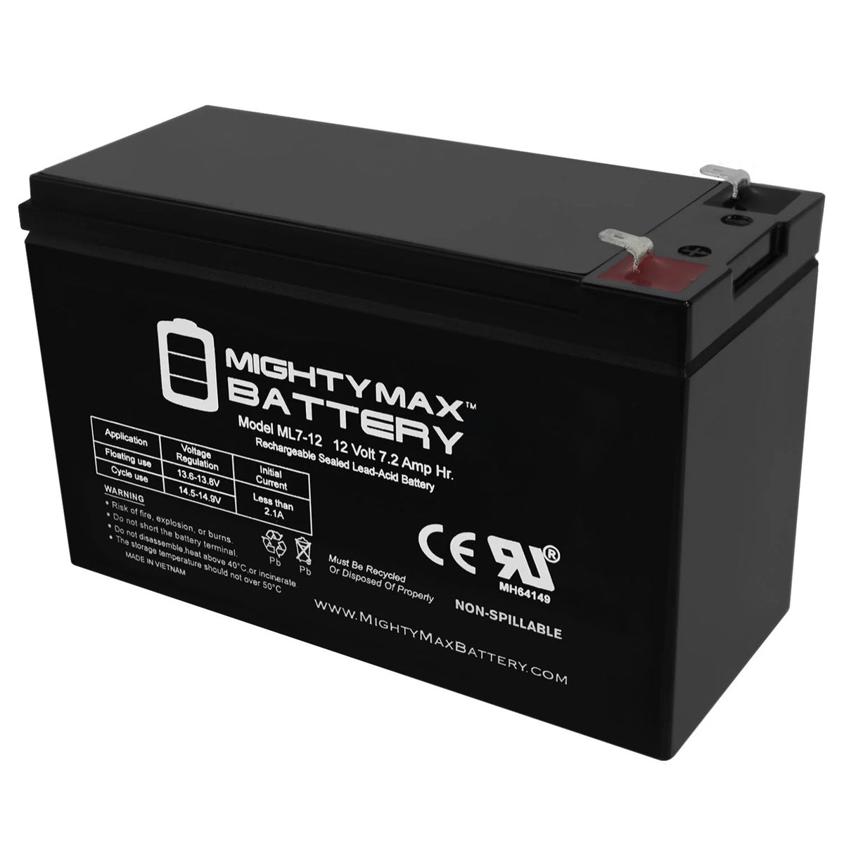 12V 7AH SLA Battery U7623