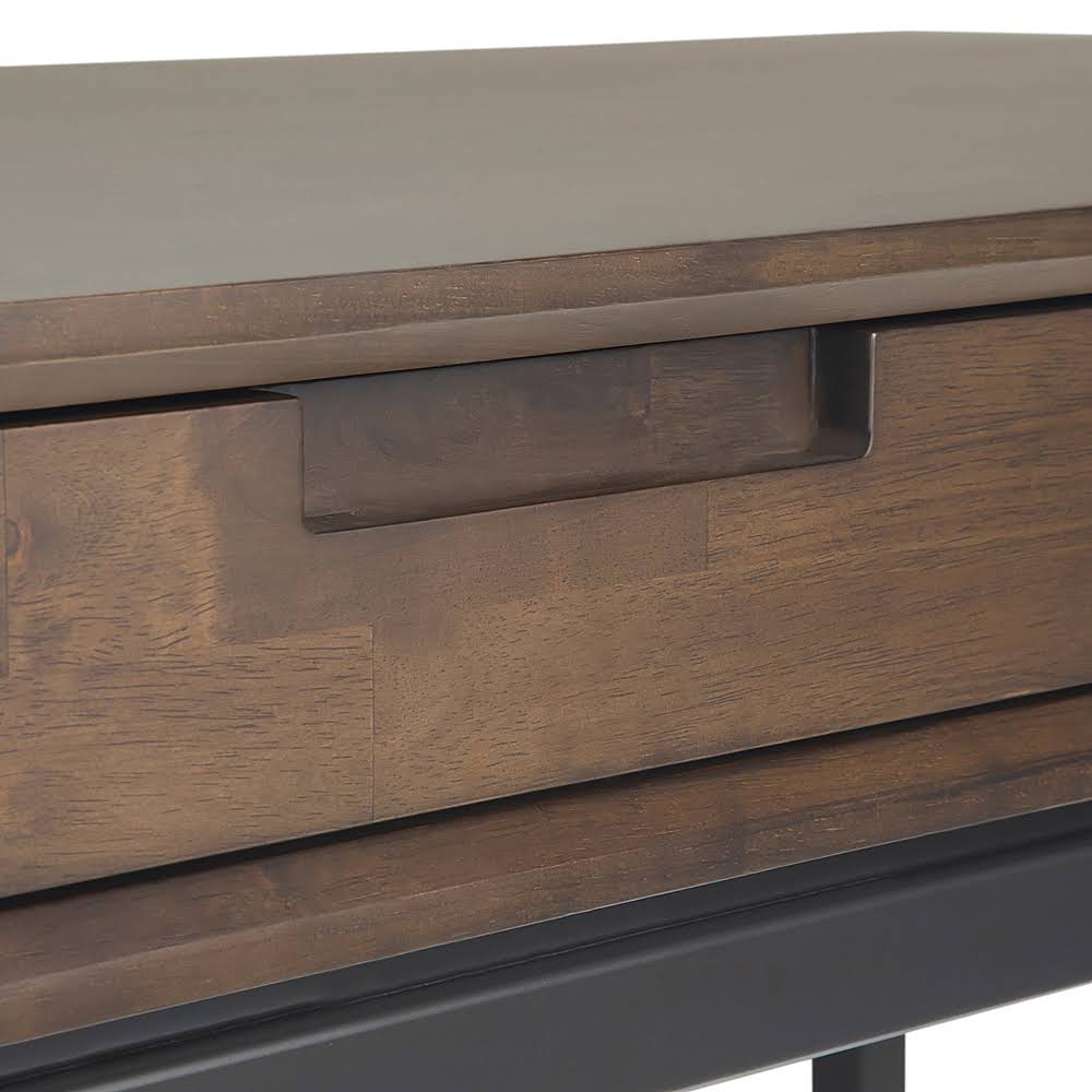Solid Hardwood Desk in Walnut Brown H4873