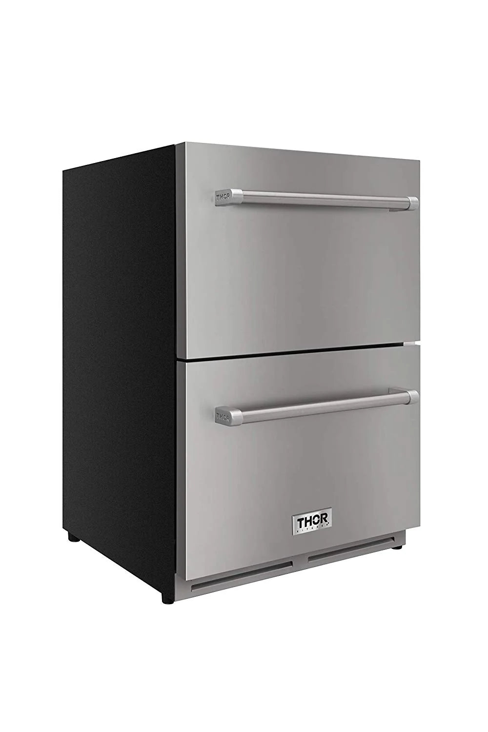 24 Double Drawer Under-Counter Refrigerator Stainless Steel 5.3 cu.ft M240296