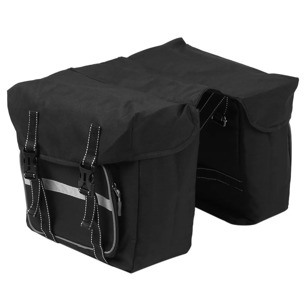 Polyester Bike Rear Seat Bag with Reflective Stripes Z11854