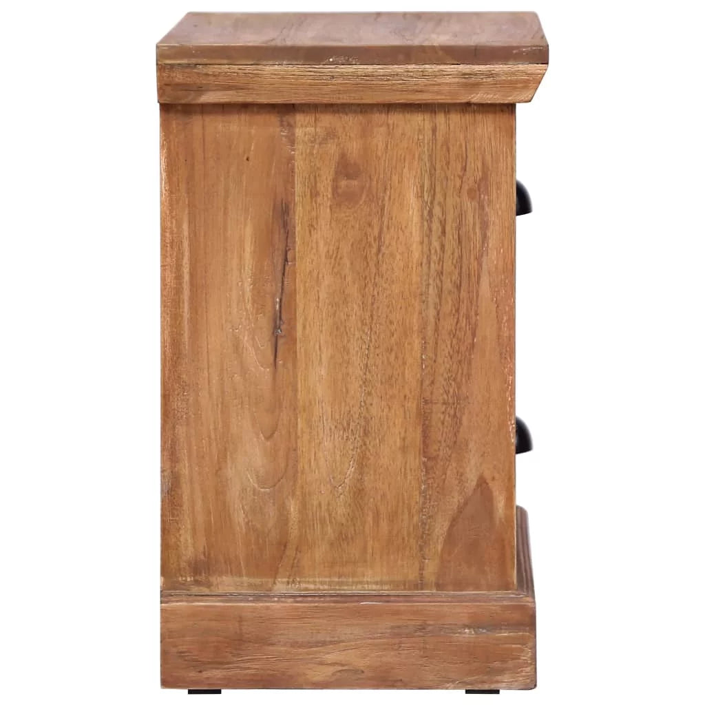 Solid Teak Bedside Cabinet X486