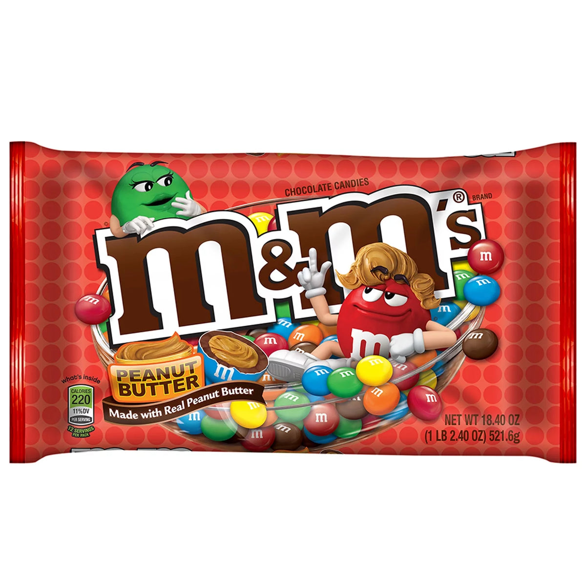 Peanut Butter Chocolate Candy Bag 18.4 oz I975