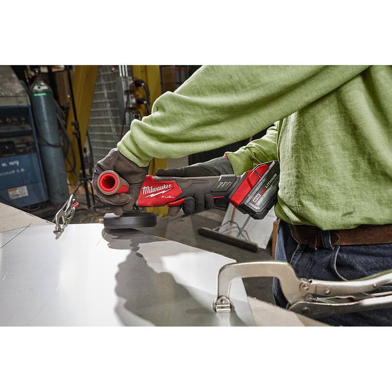 18V Brushless Cordless 4-1/2 in./5 in. Grinder with Variable Speed & Paddle Switch J5275