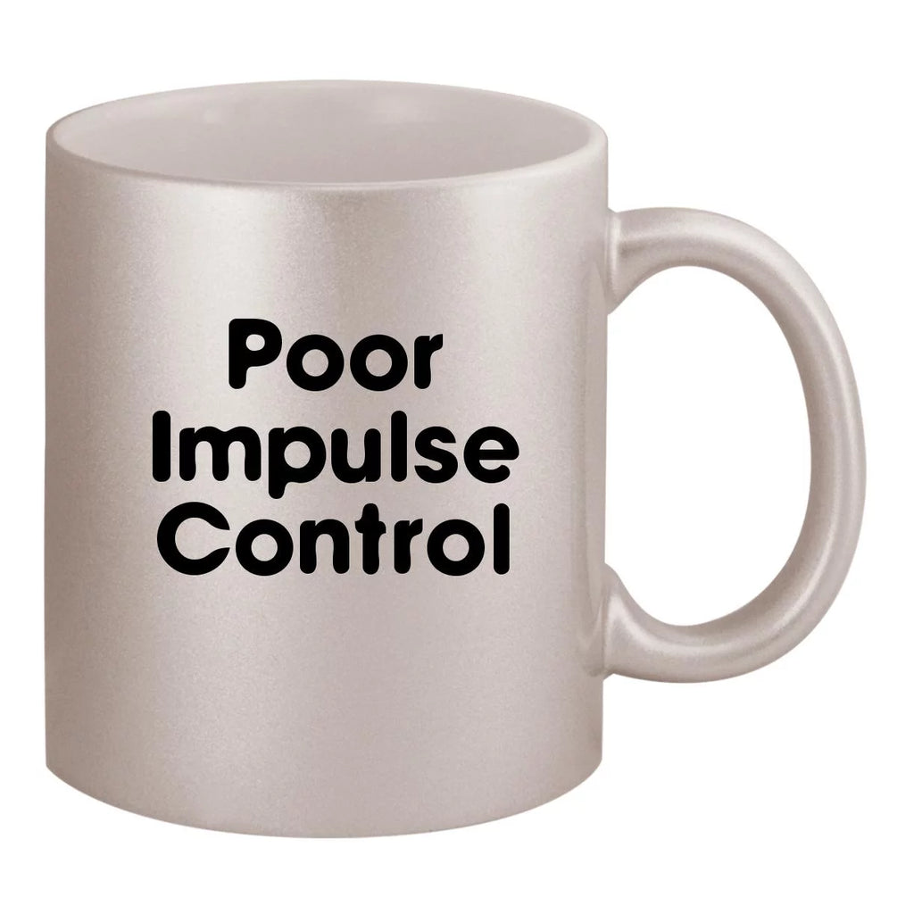 11oz Silver Coffee Mug Cup Z929