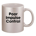 11oz Silver Coffee Mug Cup Z929
