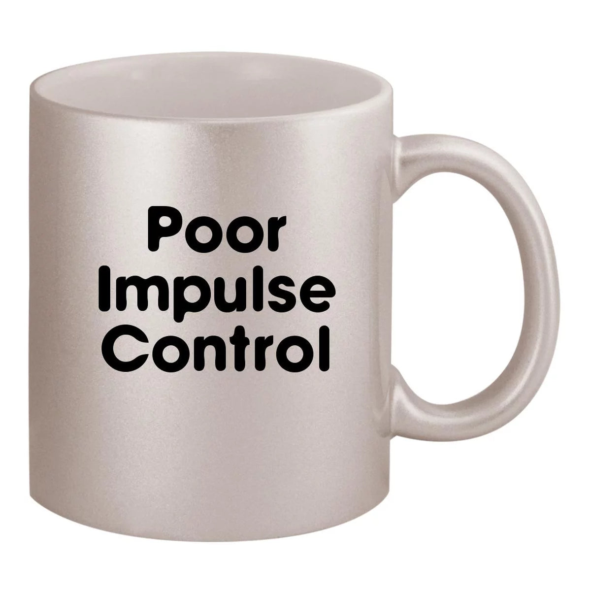 11oz Silver Coffee Mug Cup Z929