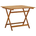 Folding Acacia Wood Square Dining Table Z597