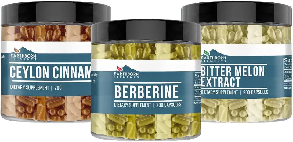 Berberine, Ceylon Cinnamon, & Bitter Melon Capsule Bundle R90406