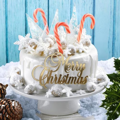 12 Pcs Christmas Cake Toppers D689181