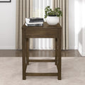 Brown Gray Corner Desk F1327