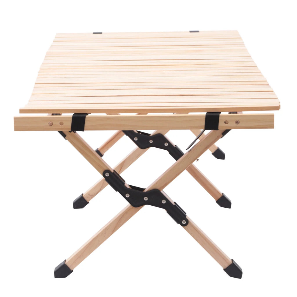 120*60cm Wooden Portable Folding Camping Table E36069
