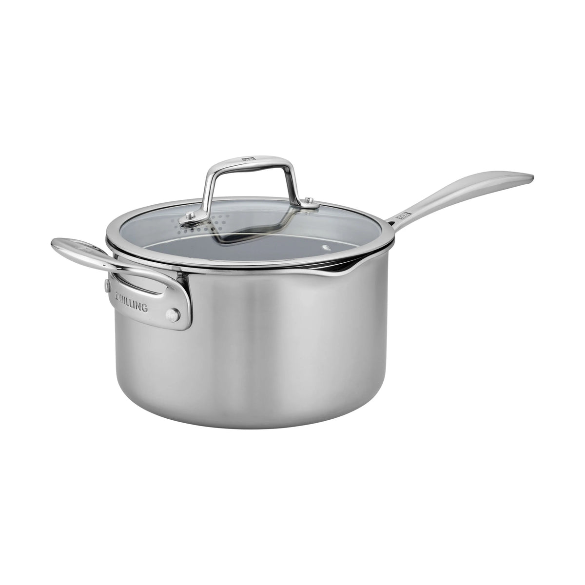 4 Qt Stainless Steel Ceramic Non-Stick Sauce Pan M575551