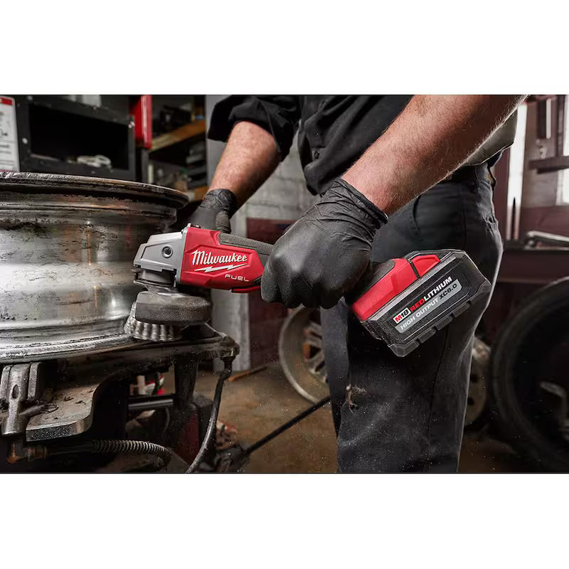18V Brushless Cordless 4-1/2 in./5 in. Grinder with Variable Speed & Paddle Switch J5275
