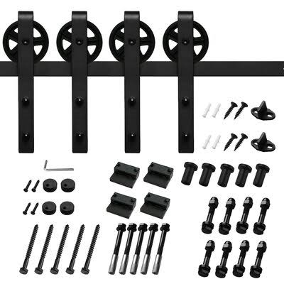 Double Barn Door Hardware Kit Track Length: 96 in. Z316